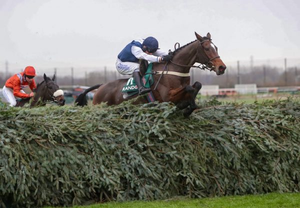 Walk In The Mill (Walk In The Park) winning the Gr.3 Becher Handicap Chase at Aintree