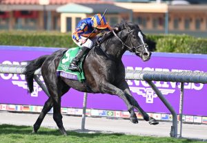 Auguste Rodin Winning Bc At Santa Anita